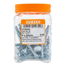 H7B040 - Cup Square Bolt & Nut